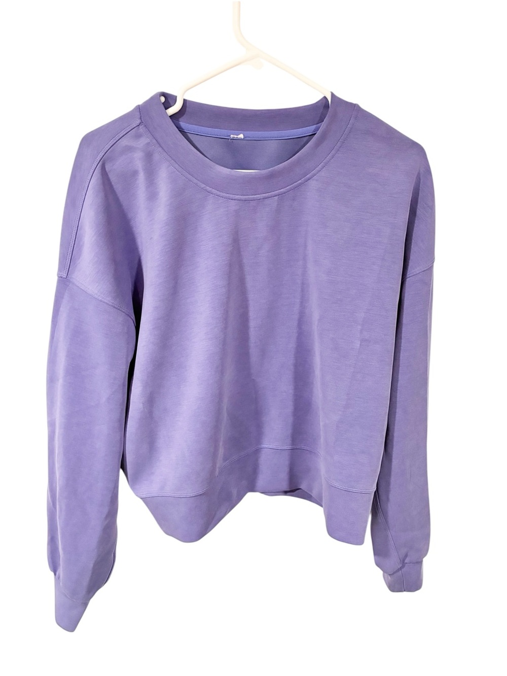 Lululemon Perfectly Oversized Cropped Crew Pullover Sweatshirt Size 8